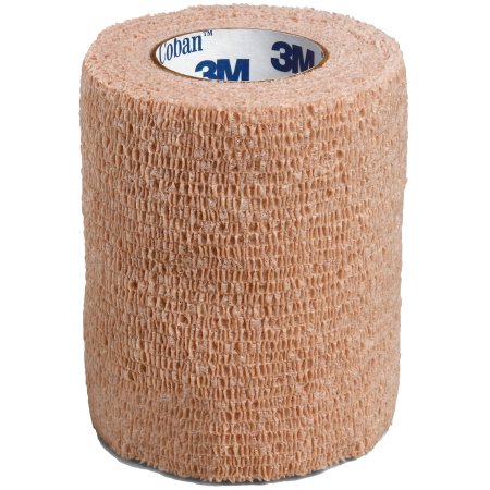 Bandage Cohesive Elastic 3M™ Coban™ 3 Inch X 5 Yard Standard Compression Self-adherent Closure Tan NonSterile (1/EA 24/CS) by Solventum Corporation  ID 1583